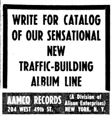 Billboard ad, January 19, 1959
