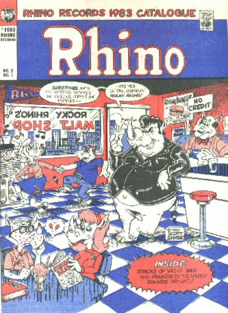 Rhino Catalog, late 1982