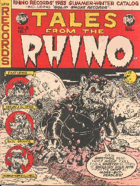Rhino Catalog, early 1983